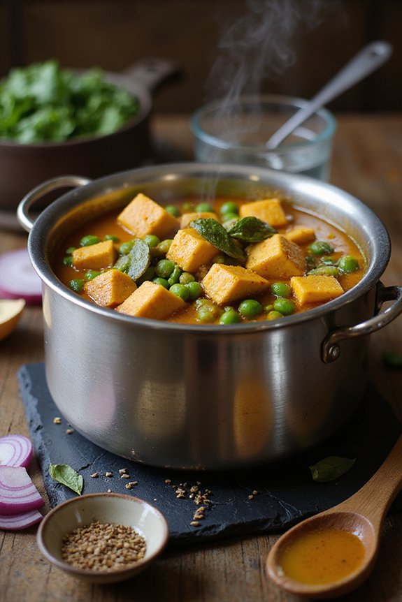 Authentic Tofu Curry (Plant-Based) - preparation