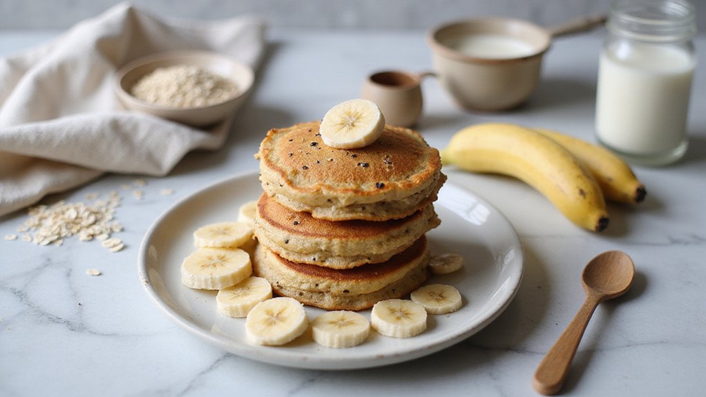 Authentic Vegan Banana Pancakes (Quick)