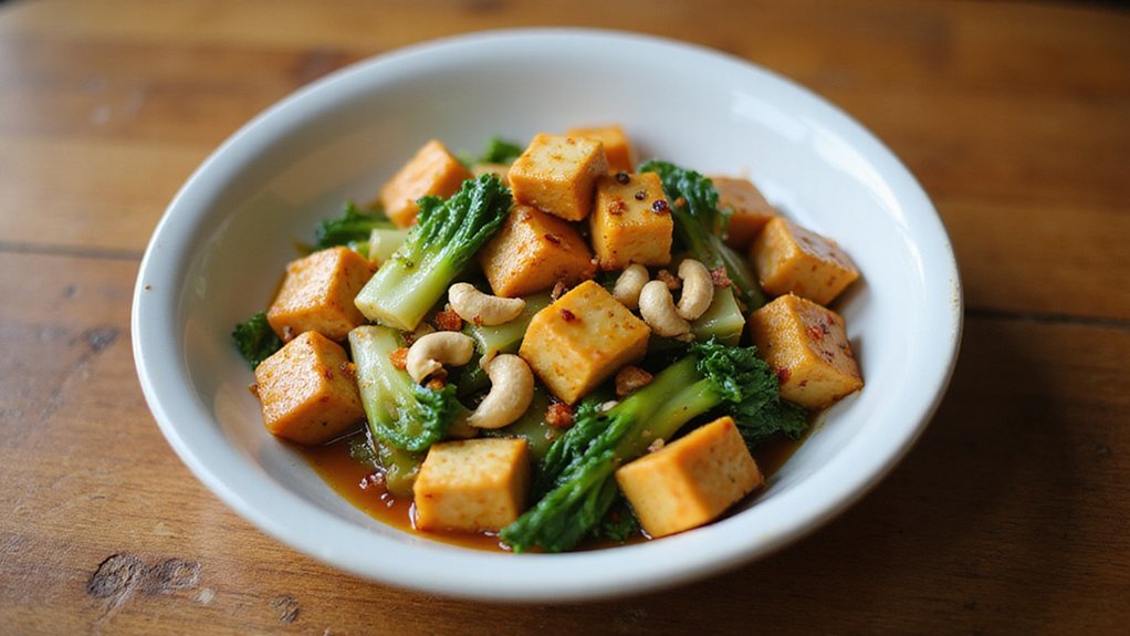 Baby Bok Choy Tofu Marmalade Sauce (Easy)