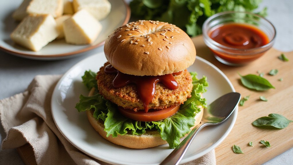 Best Crispy Vegan Tofu Burgers (Easy)