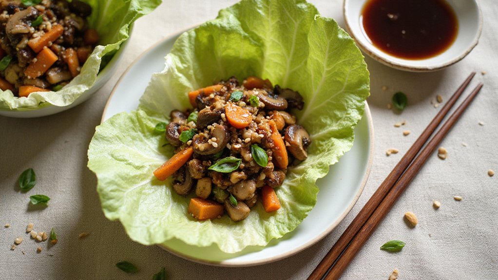 Best Mushrooms in Lettuce Wraps (30-Min)