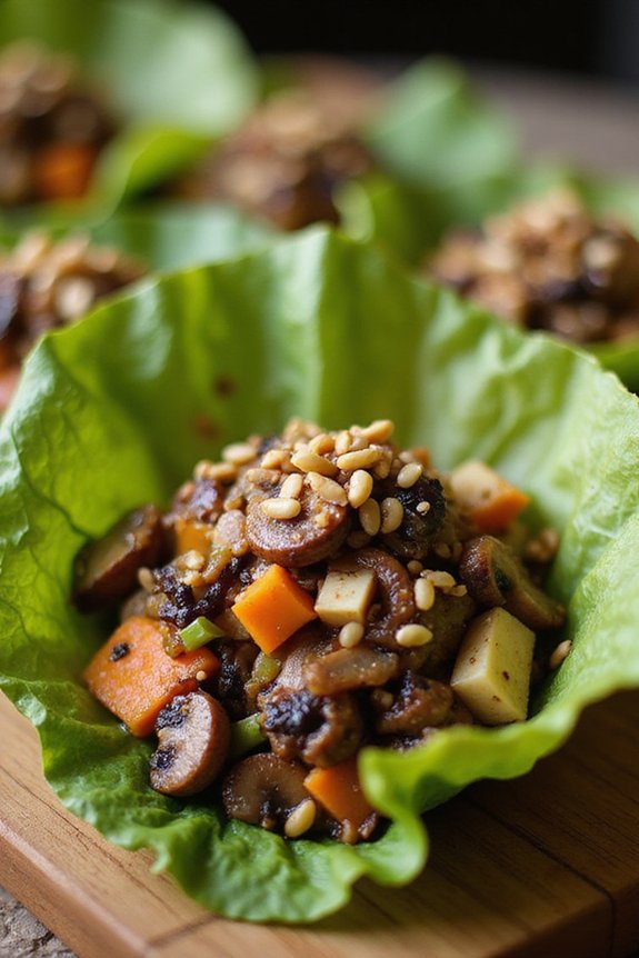 Best Mushrooms in Lettuce Wraps (30-Min) - preparation