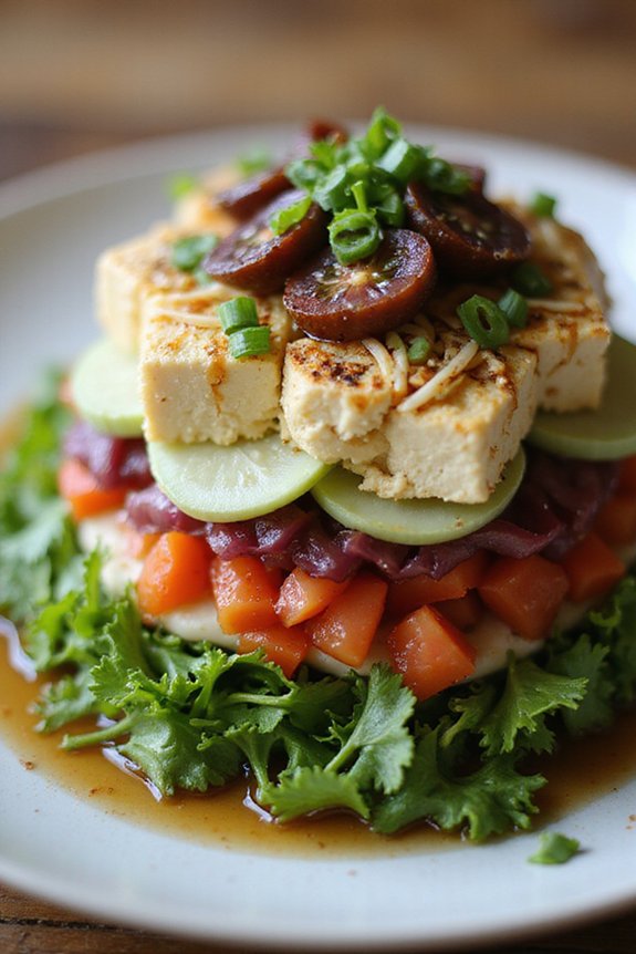 Best Tofu Taegu Salad (Protein-Packed) - preparation