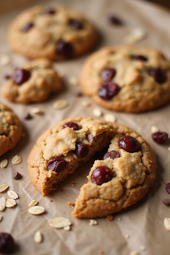 Best Vegan Cherry-Chocolate Oat Cookies - preparation