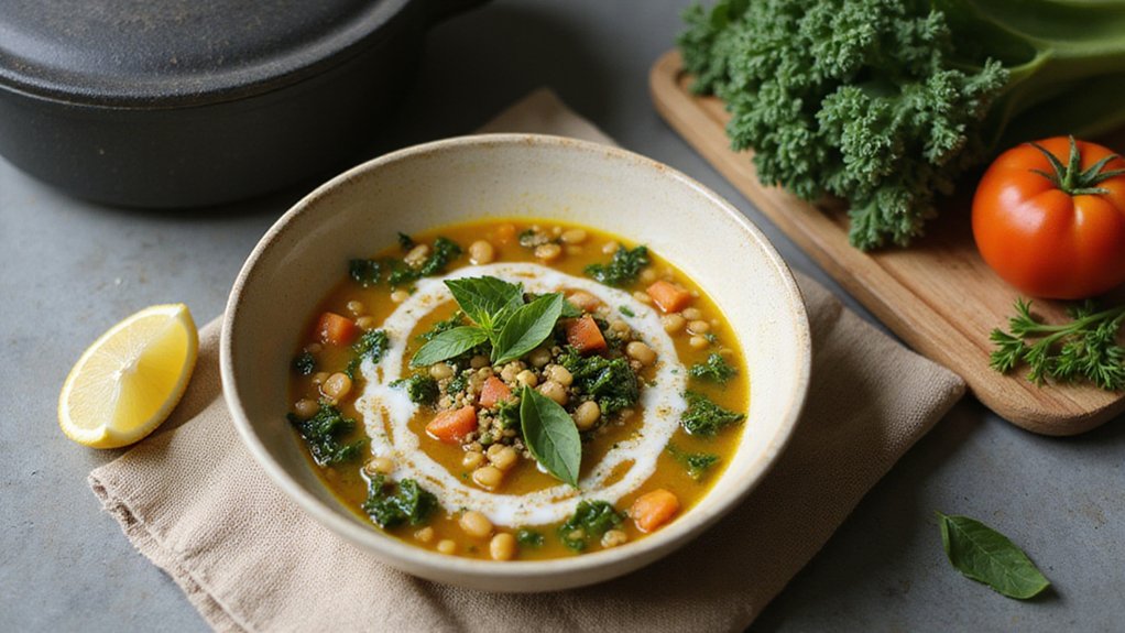 Best Vegan Mung Bean & Kale Soup (Easy)