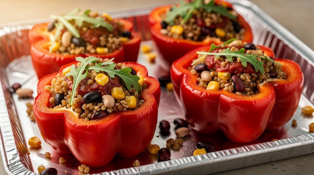 Best Vegan Stuffed Peppers With Bulgur - preparation