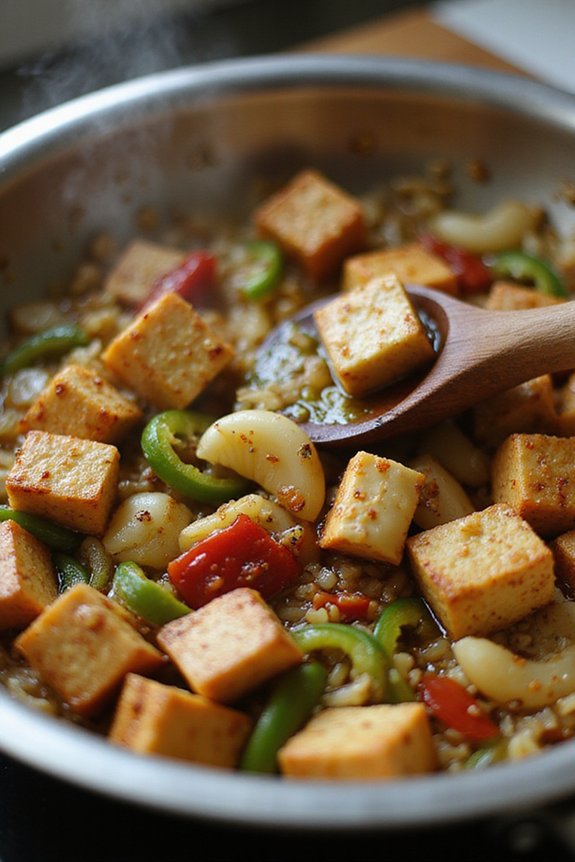 Best Vegan Tofu Bean Chili (One-Pot Wonder) - preparation