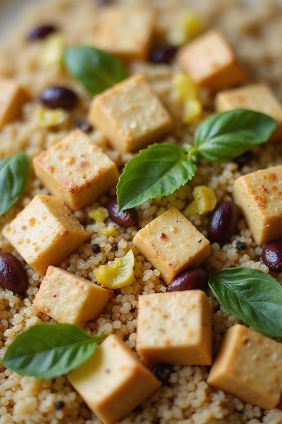 Black Bean Quinoa Salad With Lemon Basil - preparation