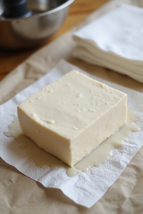Mashed Tofu Salad (Quick) - preparation