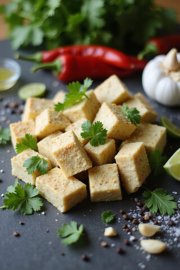 Cilantro Lime Grilled Tofu (Simple & Fresh) - preparation