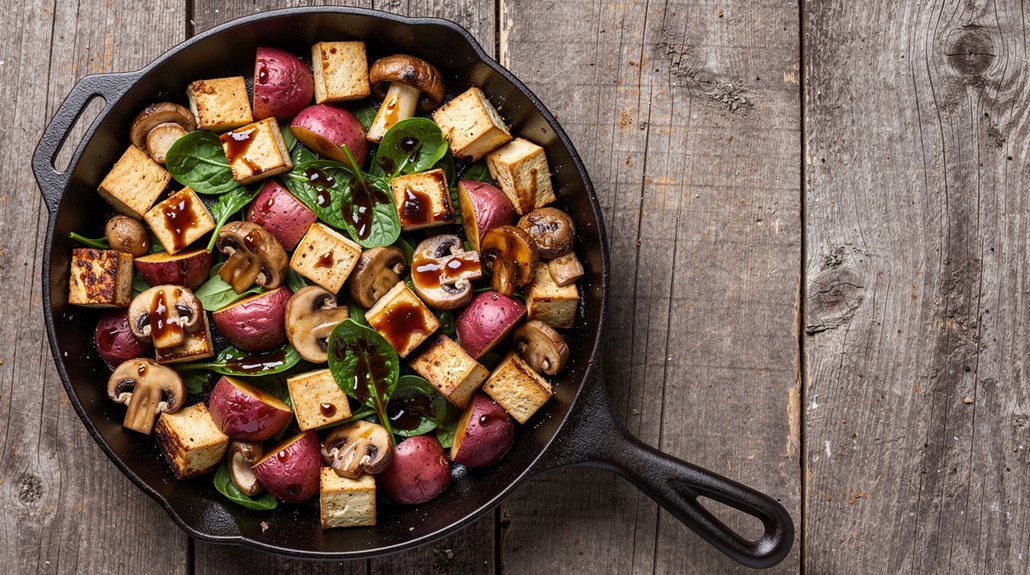 Cozy Tofu-Potato Winter Meal (Quick)
