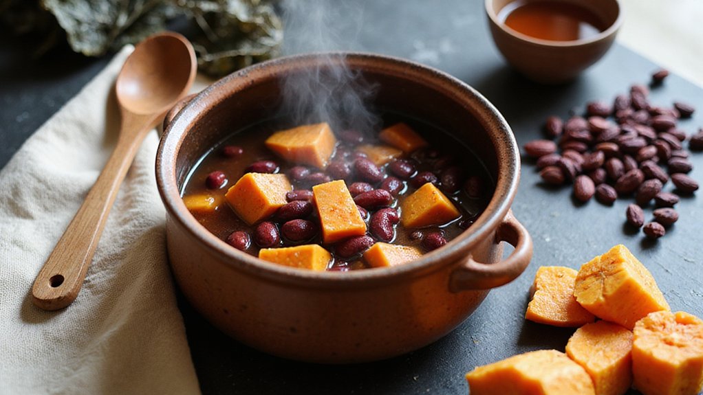 Cozy Vegan Aduki Bean Pumpkin Stew