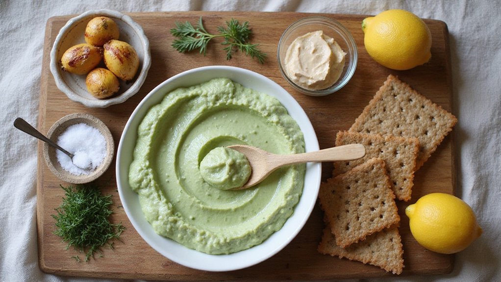 Creamy Fava Bean Mash (Easy Vegan Dip)