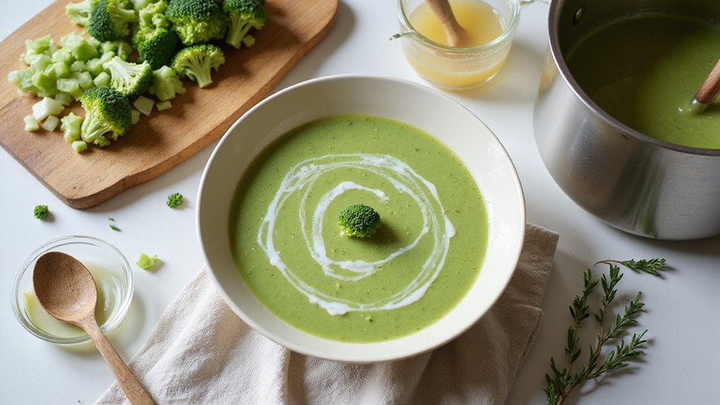 Creamy Vegan Broccoli Soup (One-Pot Method)