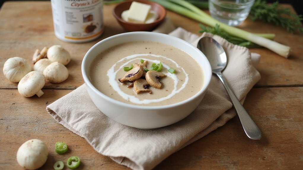 Creamy Vegan Mushroom Soup (Joey's Recipe)
