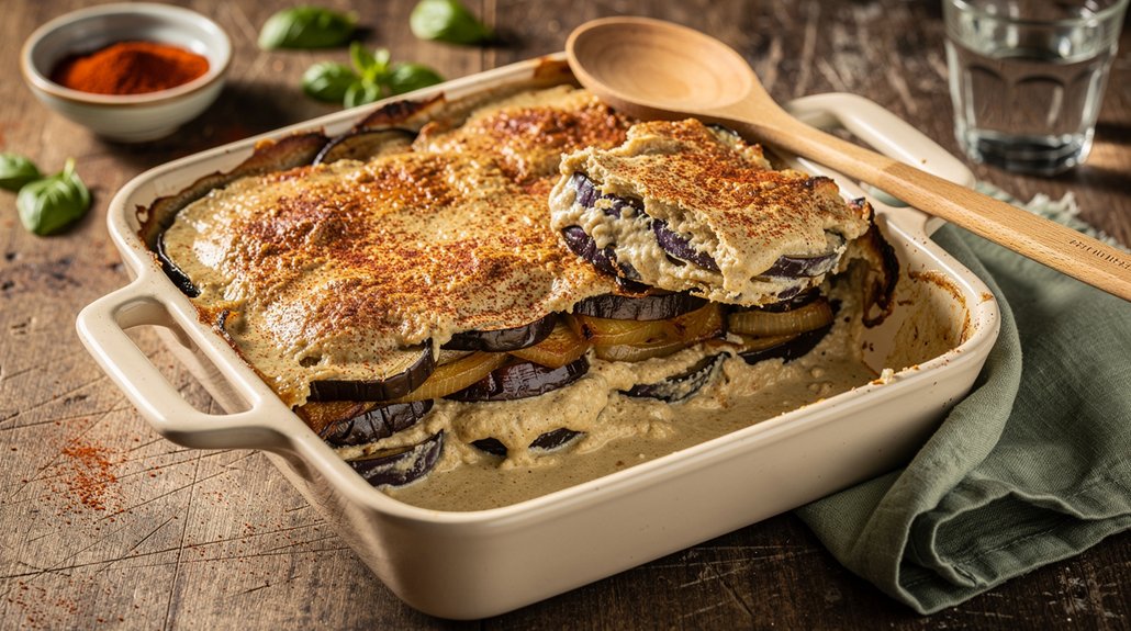 Crispy Aubergine Yeast Bake (Easy Vegan)