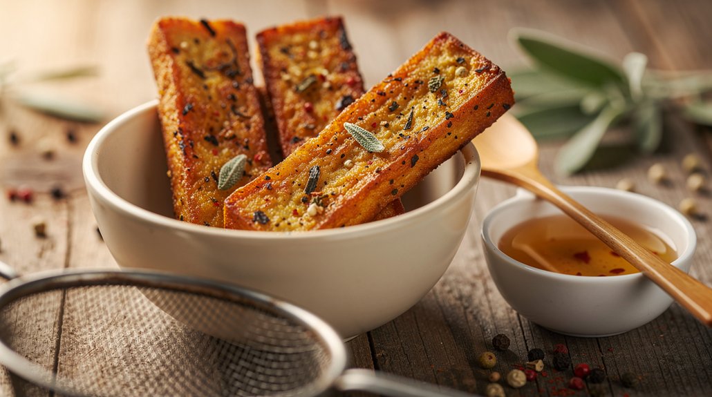 Crispy Breaded Spiced Tofu (Ready in 30 Minutes) - preparation