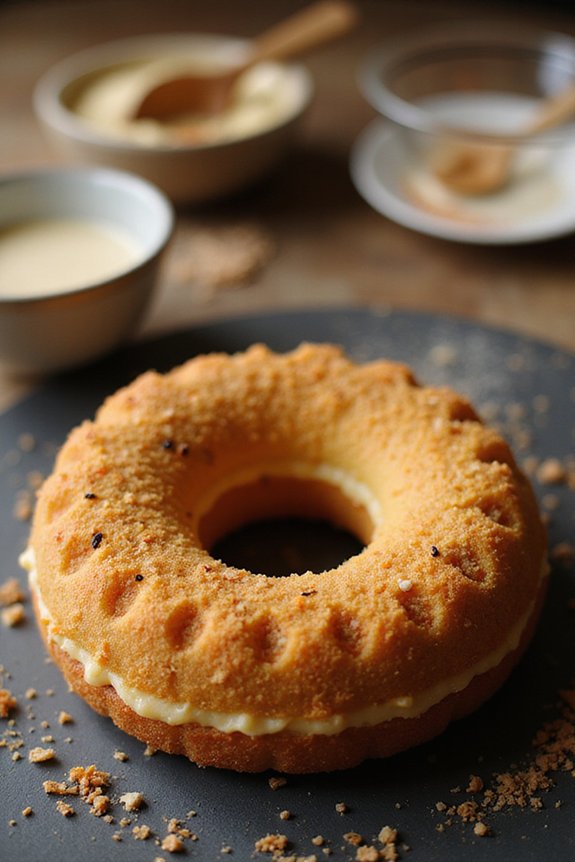 Crispy Spicy Mashed Potato Donuts (Vegan) - preparation