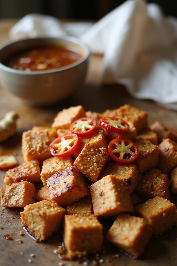 Crispy Spicy Tofu Crumbles (Weeknight Easy) - preparation