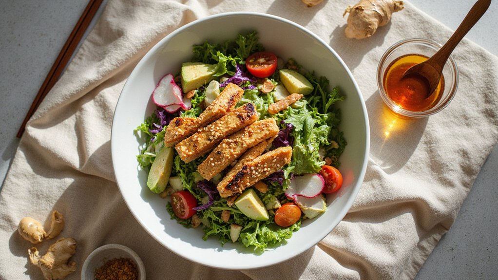 Crispy Tempeh Salad (Easy 20-Minute Meal)