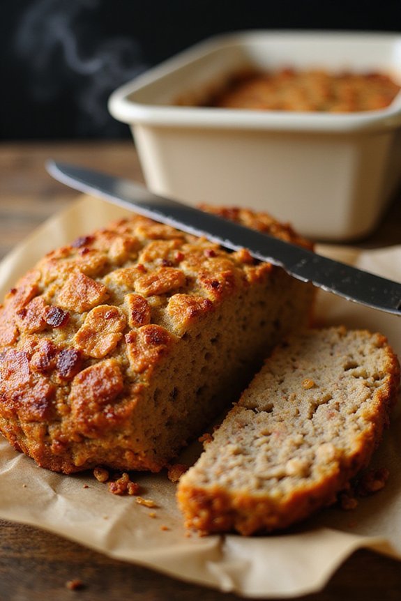 Crispy Tofu Special K Meatloaf (Plant-Based) - preparation