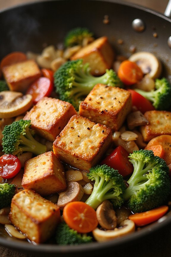 Crispy Tofu Stir Fry (30-Minute Dinner) - preparation