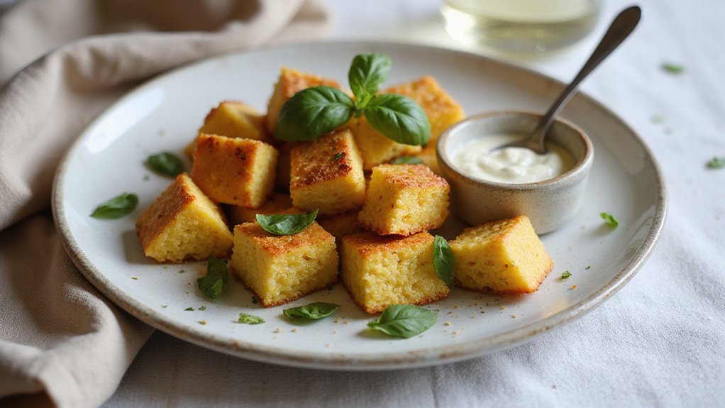 Crispy Vegan Polenta Bites (Easy Appetizer)
