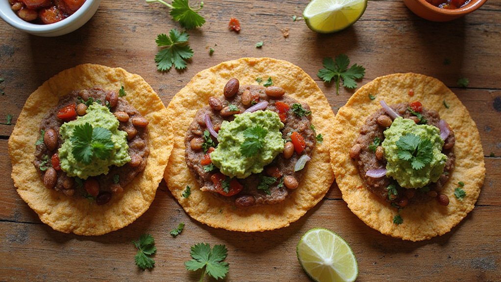 Crispy Vegan Tortilla Tostadas (Ready in 15)