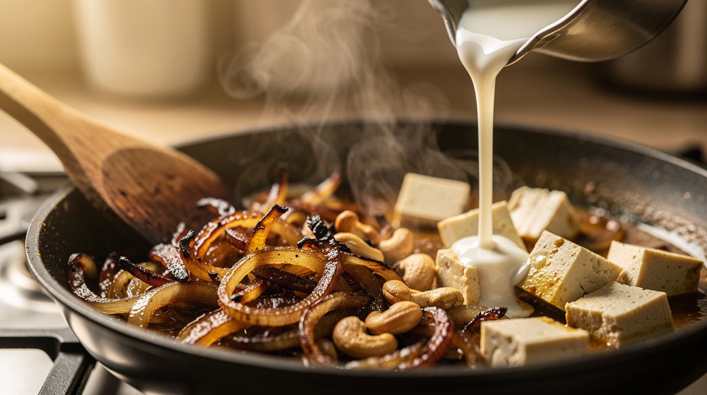 Curried Tofu With Soy Sauce (One-Pot Method) - preparation