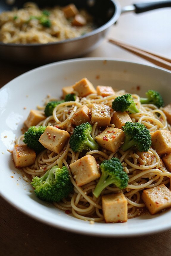 Easy Asian Noodles & Broccoli (20 Minutes) - preparation