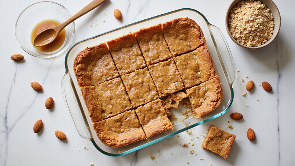 Easy Crispy Rice-Almond Snack Bars (Vegan)