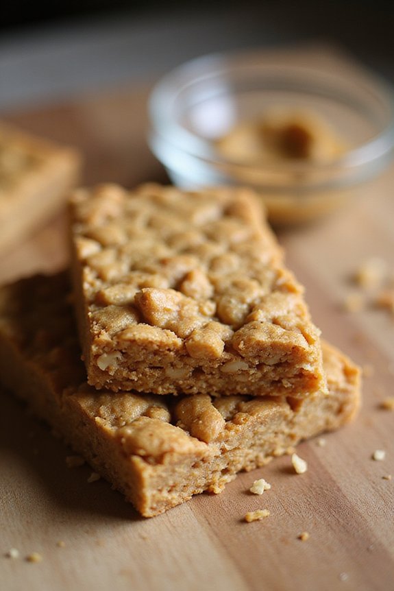 Easy Crispy Rice-Almond Snack Bars (Vegan) - preparation