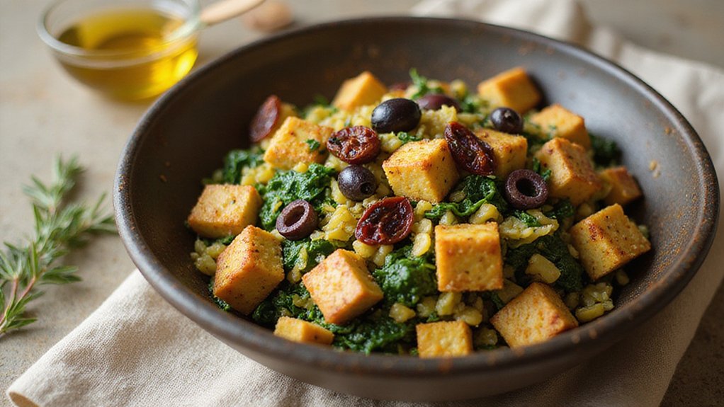 Easy Green Scrambled Tofu (5-Minute Recipe)