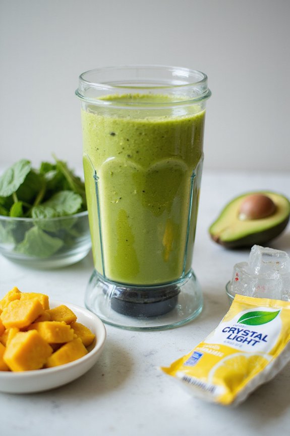 Easy Green Vegan Smoothie (5-Minute) - preparation