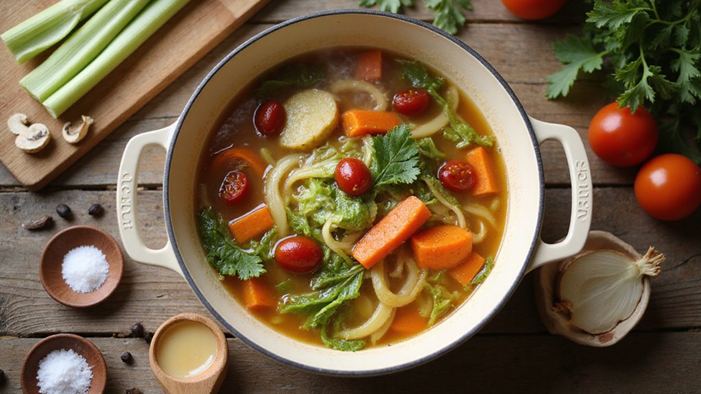 Easy Homemade Vegetable Soup (Meatless)