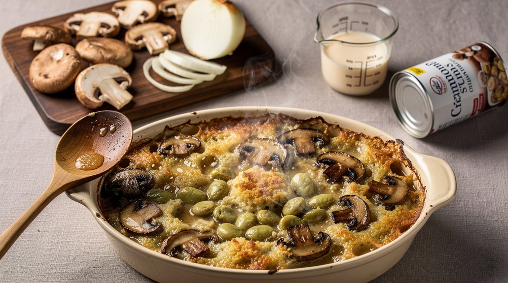 Easy Mushroom-Lima Bean Bake (30 Minutes)