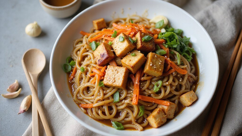 Easy Peanut Noodles With Tofu (Quick Dinner)
