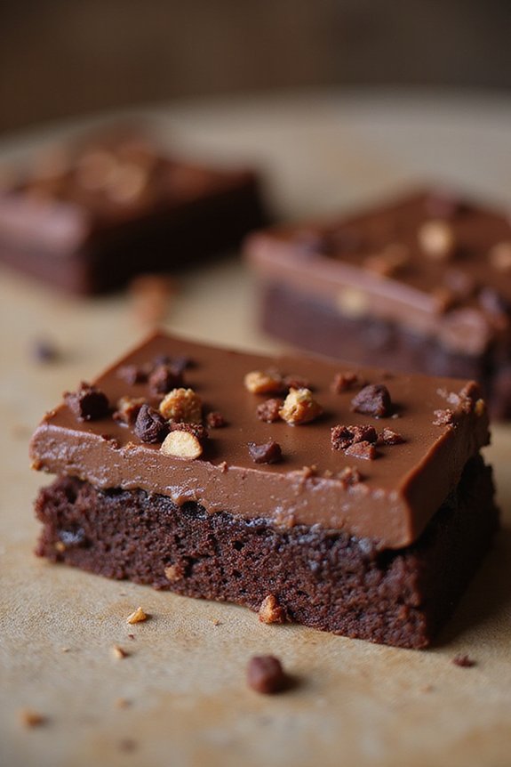 Easy Raw Hazelnut Brownies With Chocolate Ganache - preparation