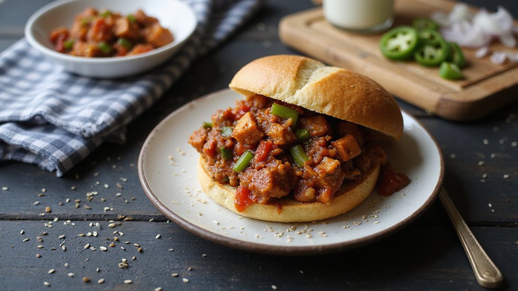 Easy Sloppy Jane's (Vegan Tofu Sloppy Joes)