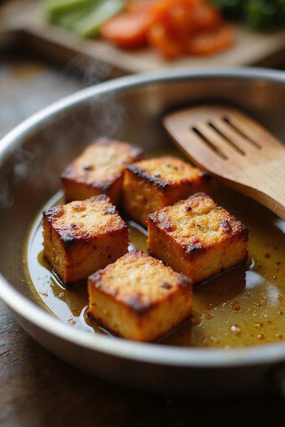 Easy Teriyaki Tofu Wraps (Ready in 20 Min) - preparation