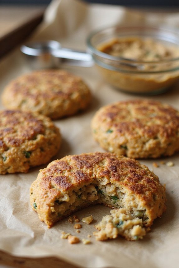 Easy Vegan Breakfast Patties (Make-Ahead) - preparation