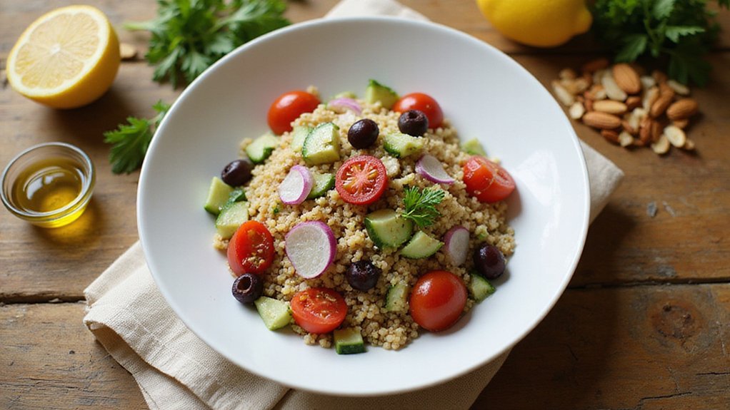 Easy Vegan Mediterranean Quinoa Salad (15 Min)
