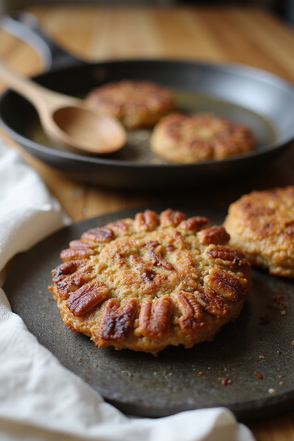 Easy Vegan Pecan Patties (No-Dairy) - preparation