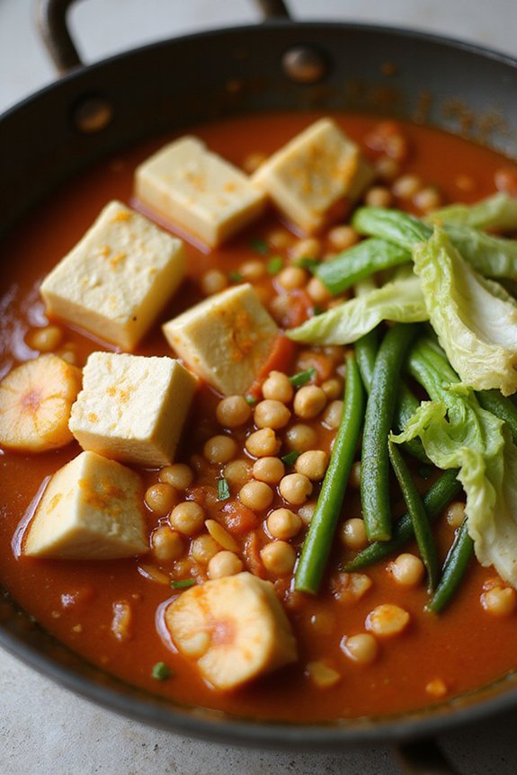 Easy Vegan Pochero (Filipino Stew) - preparation