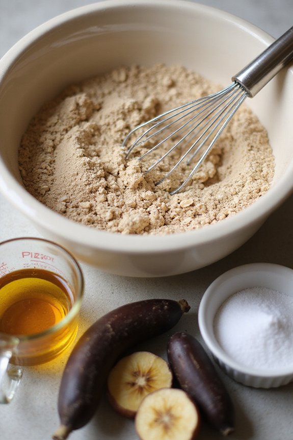 Easy Vegan Spelt Muffins (Best Banana Recipe) - preparation