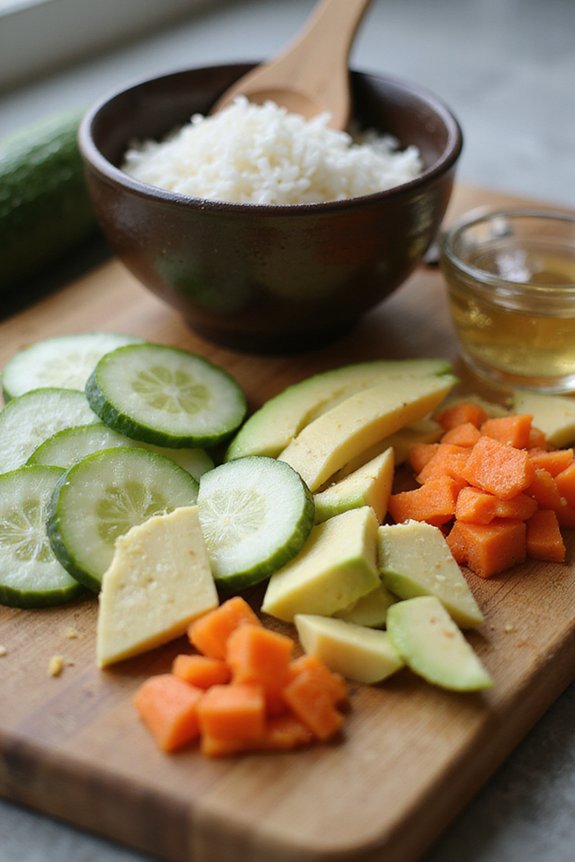 Easy Vegan Sushi Rolls (Ready in 30 Minutes) - preparation