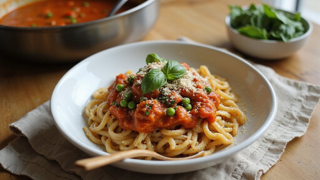 Easy Whole-Wheat Pasta Tomato Sauce