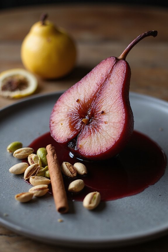 Elegant Compote of Pears in Spiced Port - preparation