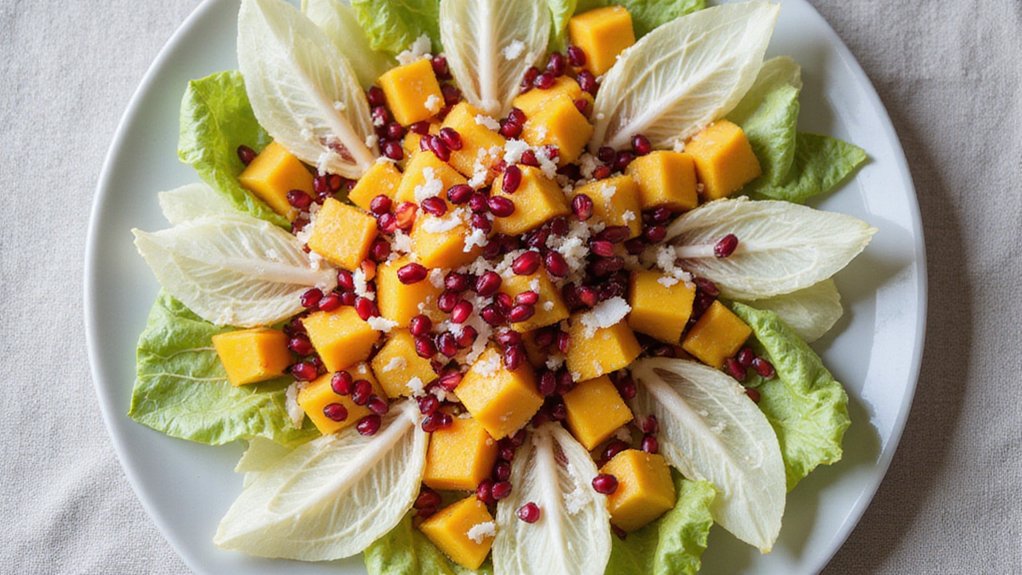 Exotic Vegan Mango Endive Salad (Fresh)