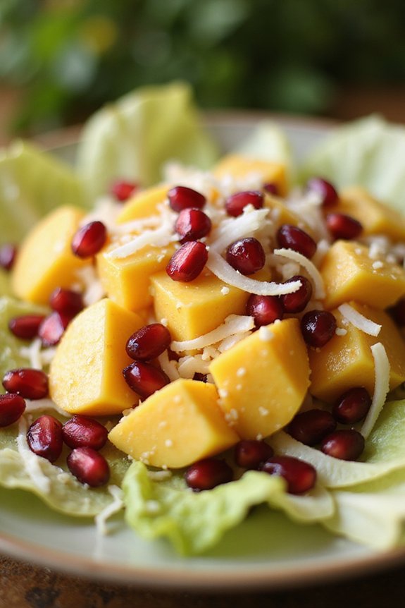 Exotic Vegan Mango Endive Salad (Fresh) - preparation